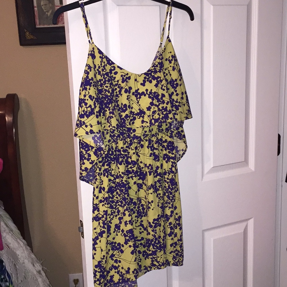 Olive Tree waterfall sundress